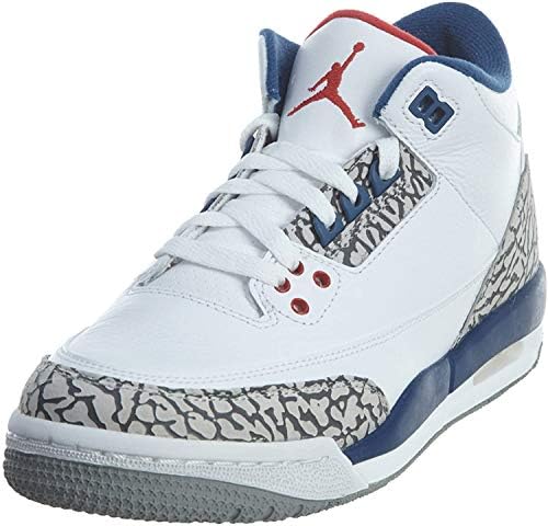 Nike Jordan Kids Air Jordan 3 Retro Og Bg White Fire Red True Blue Basketball Shoe 4 Kids Us Amazon Com Au Fashion