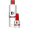 KUPA GelFinity - Soak Off Gel - Top Coat Glossy Finish (No-Wipe) Bundle 8.0 Fl Oz + 0.5 Fl Oz