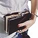 Women Cute Transparent Clear See Through Box Clutch Acrylic Evening Handbag Cross-Body Purse Bag (Black)