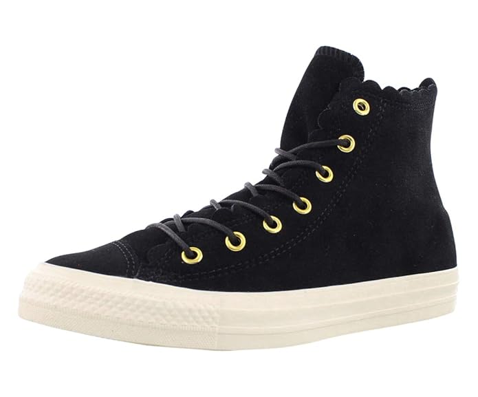 converse grey all star frilly thrills ox trainers