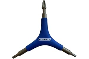 TronX Multi Pro Inline Roller Hockey Skate Tool - Rotate Wheels, Bearing Pusher and Extractor, Unscrew Helmets, Designed in USA