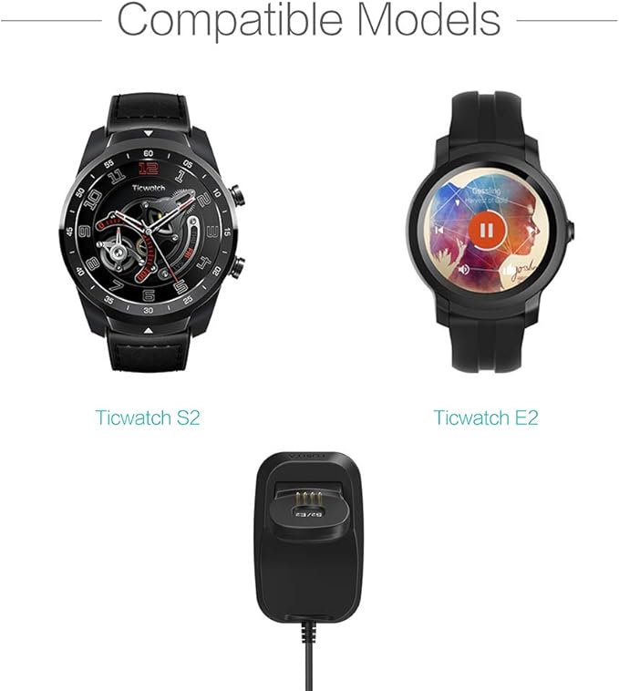 TUSITA Cargador para Ticwatch E2 S2: Amazon.es: Electrónica