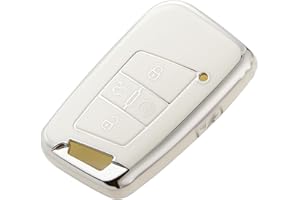 OFFCURVE Key Fob Cover for Volkswagen Special Key Fob Case Cover Holder for 2018-2022 VW Atlas Golf Alltrack Atlas Jetta Pass