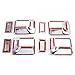 For Ford Super Duty 4DR 4pcs Exterior Door Handle Cover without Passenger Keyhole (Chrome)