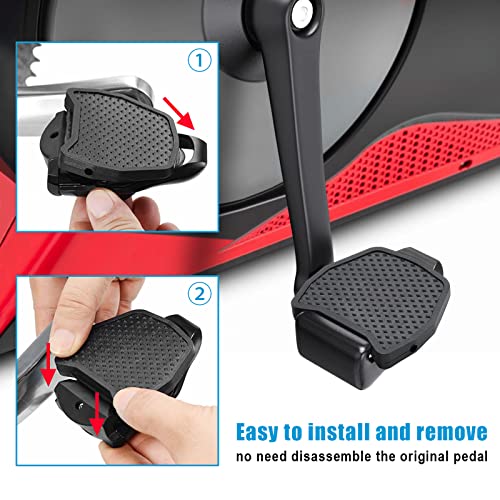 PAHTTO Pedal Converters for Peloton Bike Peloton Bike+, Black