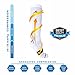 NEWZILL Medical Compression Socks for Women & Men Circulation 20-30 mmHg, Best for Running Athletic Hiking Travel Flight Nurses (White, L/XL)