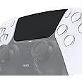 eXtremeRate Black Soft Touch Replacement Touchpad Cover Compatible with ps5 Controller BDM-010 BDM-020 BDM-030 BDM-040 050, Custom Part Touch Pad Compatible with ps5 Controller - Without Controller