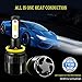 LED Headlight Bulbs All-in-One Conversion Kit - H11 (H8, H9) 2Pcs 72W 8000Lm 6500K Cool White with COB Chips Super Bright - 2 Year Warranty (H11(H8,H9))