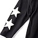 VIGVOG Women's Casual Star Logo Pullover Chunky Jersey T Shirts