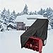 Himal Outdoors Snow Blower Cover-600D Heavy Duty Polyester,Waterproof,UV Protection,Universal Size for Most Electric Two Stage Snow Blowers 47