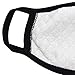 fomei 6 Pack Cool Luminous Unisex Cotton Blend Anti Dust Face Mouth Mask Black for Man Woman