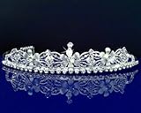 SparklyCrystal Wedding Prom Tiara With Crystal Arches 30048