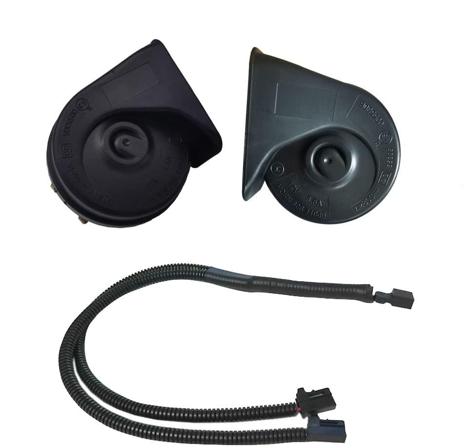 KYOUDEN 車 ホーントヨタ車汎用 12V レクサス 純正サウンド 高音/低音2個セット LEXUS 車用 ホーン レクサス風 純正サウンド ホーン TOYOTA用 二股分岐ハーネス(トヨタ車汎用ホーン+二股分岐ハーネスnew type)