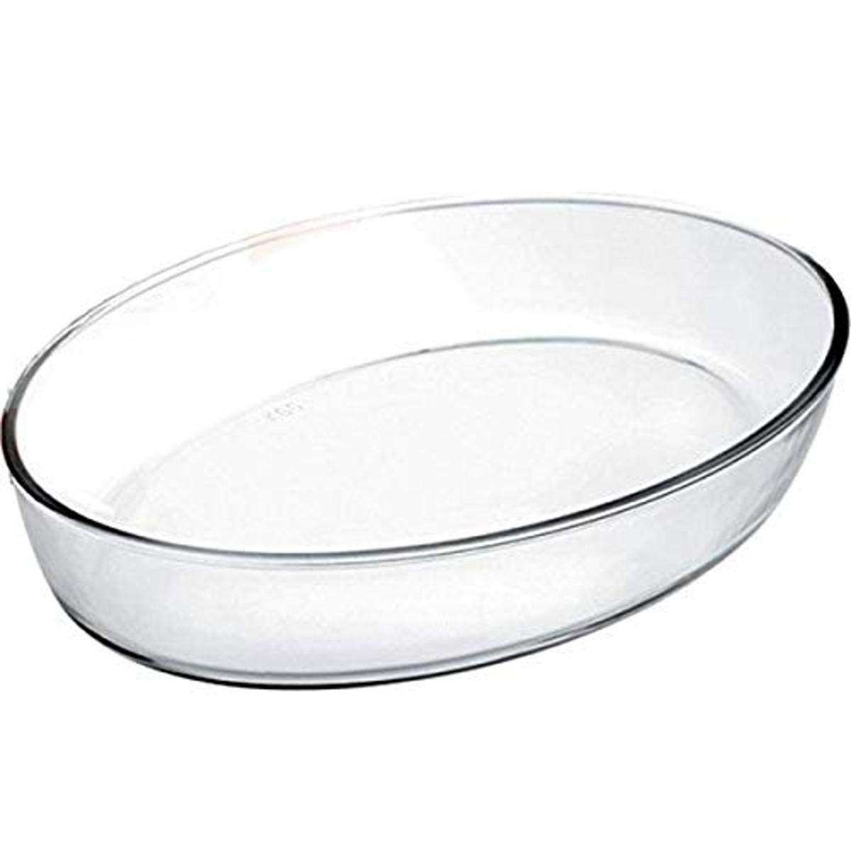 Ibili "Kristall Oval Tray, Transparent, 26 x 18 x 6 cm