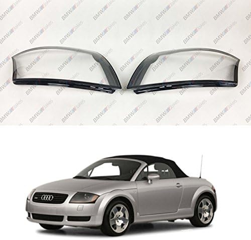 Brand New Headlight Lens Cover For Audi Tt 8n Pair Amazon Ca Automotive