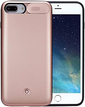 iPhone 8 Plus/ 7 Plus /6s Plus Battery Case Ultra Slim Extended Battery Case High Capacity 4200 mAh for iPhone 8 Plus / 7 Plus /6s Plus External Juice Pack Charger Case (Rose-Plus -5.5")