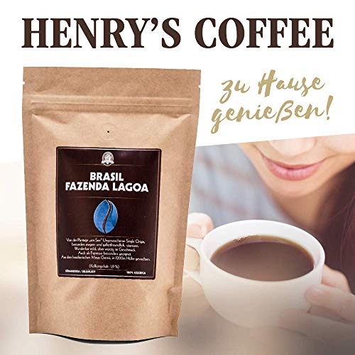 Henry´s Kaffee - Brasil Fazenda Dutra Catuai Vermelho 250g - Noten von Zimt, Mandel und Marone - handwerklich geröstet… – Bild 3