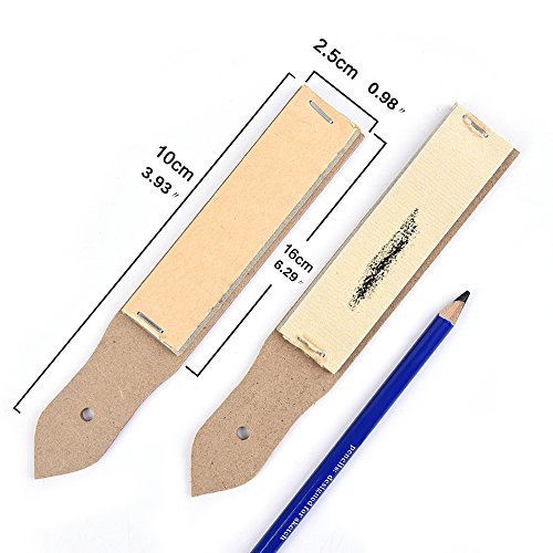 Sandpaper Sharpener - 2 Pieces Sketch Sandpaper Pencil Sharpener Lead Pointer Art Drawing Tool For Children, Students , Artists