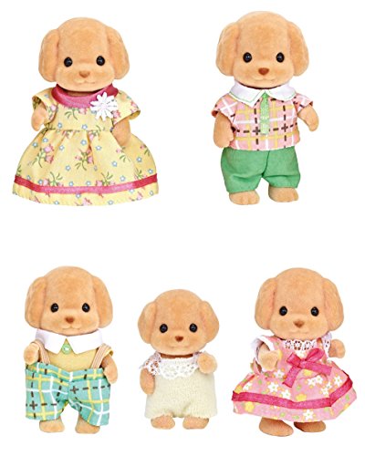 calico critters toy poodle family