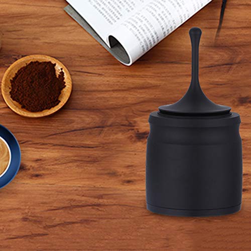 dezirZJjx Coffee Dosage Ring, Portable Espresso Coffee Maker Bean Grinder Dosage Cylinder Ring Tamper Tool, Easy to Use - Thumbnail 3