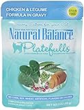 Natural Balance Platefulls Chicken & Legume Formula in Gravy Cat Food - 24x3 oz