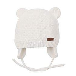 BAVST Baby Beanie Hat for Winter with Earfalp Cute
