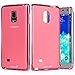 Galaxy Note Edge Case - Fosmon [DURA FROST] Smooth Durable & Flexible SLIM-Fit Cover for Samsung Galaxy Note Edge (Hot Pink)