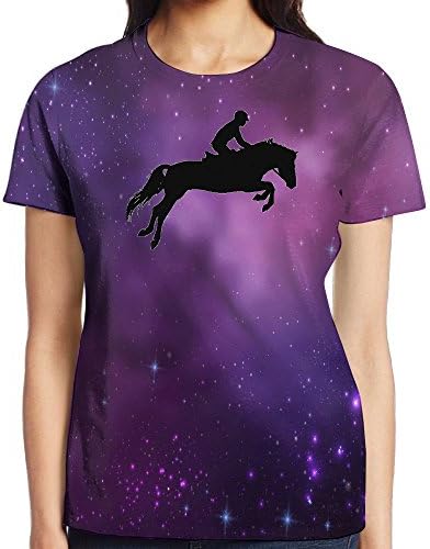 Horse Jumping Women's Suit For Spring T-Shirts