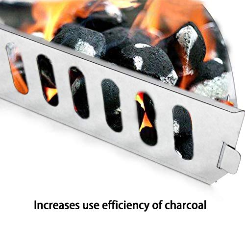 VICOOL CharBasket Charcoal Briquet Holders for Kettle Grill, er's One Touch, Master Touch