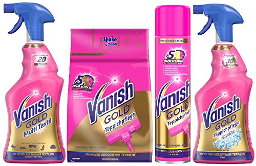 Vanish Sauberer Teppich Paket Mit 4 Artikeln Amazon De Drogerie