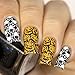 Whats Up Nails - B023 Creepin It Real Stamping Plate for Halloween Nail Art Design