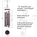 Agirlgle 44 inch Wind Chimes- Tuned Large Garden Outdoor Windchimes for Patio and Terrace - Best Metal Musical Windchime Outdoor and Home Decoration