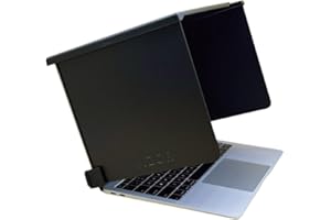 VIZOR Pro Laptop Sun Shield | Eliminate Screen Glare | One Size Fits All Laptops | New Wind-Resistant Pro Clips