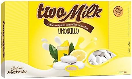 MAXTRIS | ITALIAN JORDAN ALMONDS | Two Milk Limoncello | 1 Kg.