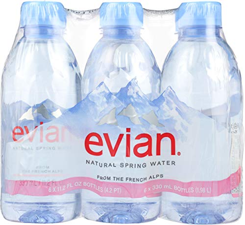 EVIAN, WATER, 6 CT, 11.2 OZ EACH