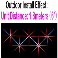 goLEDgo 6pcs Package LED Decorative Wall Light, 24x1W+1pc5050 (25 leds), Outdoor Light Waterproof IP65, RGB 3 Color Changing Effect, AC90-260V, Matt Black Finish as Standard. It is For Wall Decor of Building Light, Villa Light, Park Light, Garden Light, Hotel Light, KTV Light; (Price+Free shipping) 1318-6
