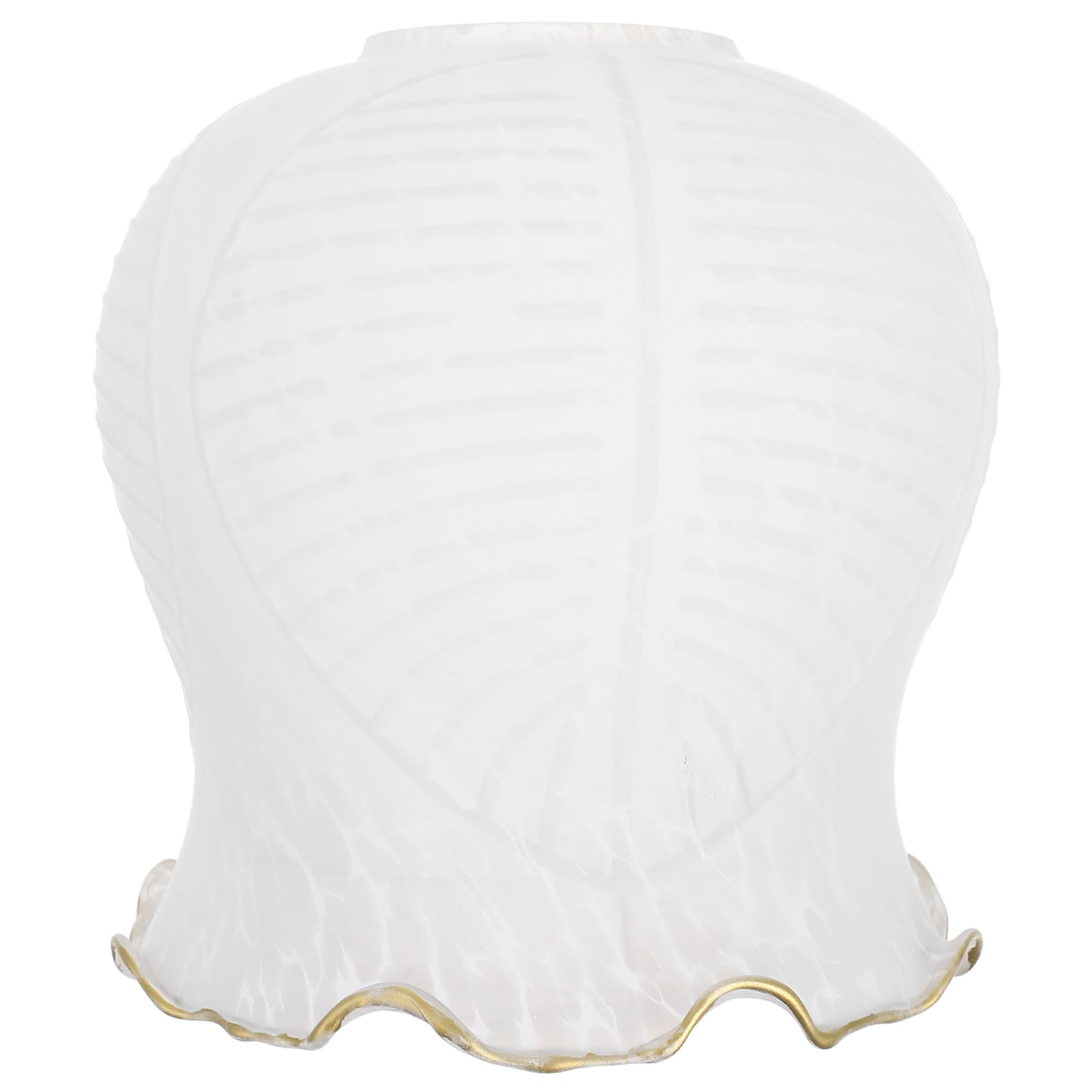 OSALADI Frosted Glass Lampshade 5.1 Inch Simple Style Wall Lamp Cover Lighting Accessory for Home Decor Bedroom Study