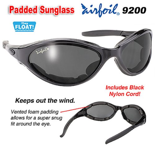 Pacific Coast Airfoil 9200 Sunglasses - One size fits most/Black