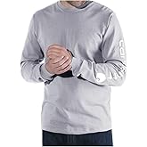 Carhartt Men's Loose Fit Heavyweight Long-sleeve Logo Sleeve Graphic T-shirt