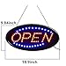 Open LED Sign,LED Business Open Sign Include Business Hours Sign Advertisement Board Electric Display Sign,18.9x9.84inch Two Modes Flashing&Steady Light for Business,Walls,Window,Shop,Bar,Hotel