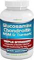 Glucosamine Chondroitin, MSM & Turmeric Dietary Supplement - 250 Veggie Capsules