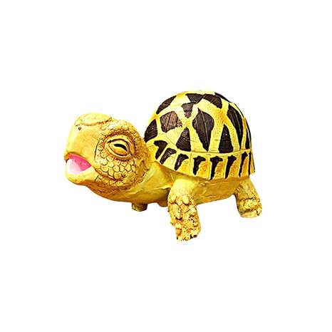 Azxaz Terrarium Landscape Mini Turtle Model Resin Tortoise
