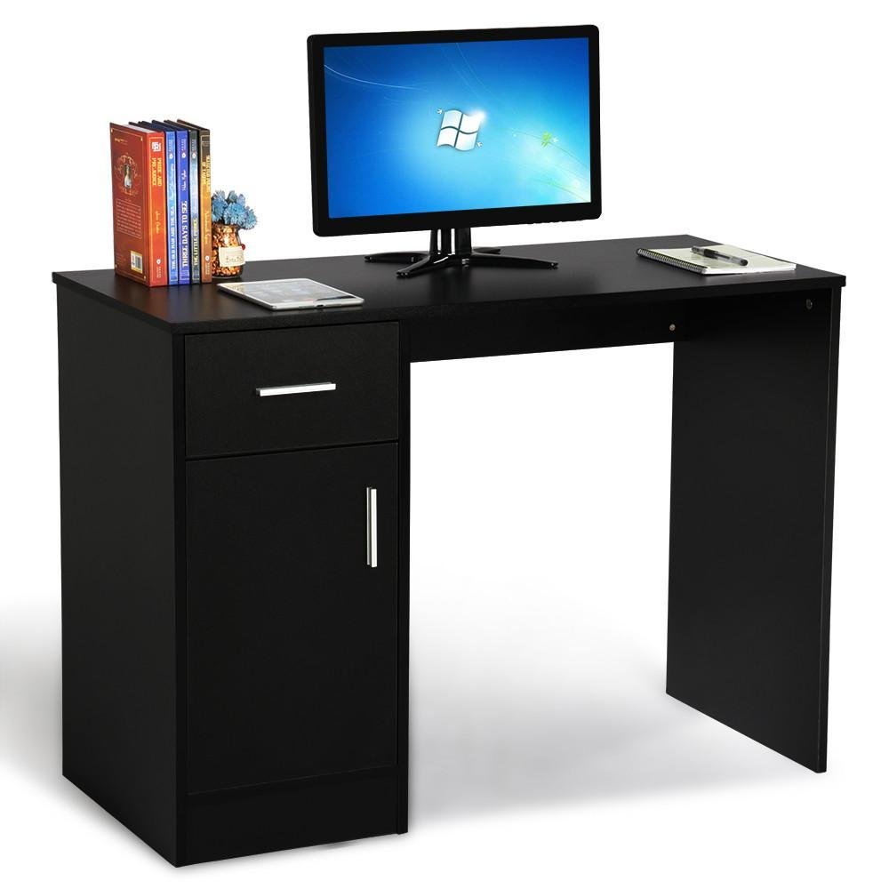 Yaheetech Home Office Wood Computer Desk With Filing Storage