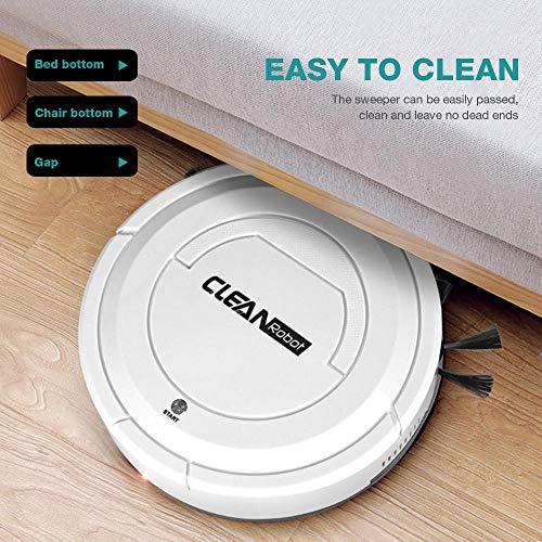 Toy Vacuum Cleaner, Mini Robot Vacuum Cleaner, Pretend Play Kids Home Cleaning Toy with Touch Switch, Housekeeping Floor Cleaning Tools for Children (#3) - Thumbnail 5