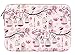 Plemo 13-13.3 Inch Laptop Sleeve Case Waterproof Canvas Fabric Bag for MacBook Air / 13.3-Inch Laptops / Notebook, Pink