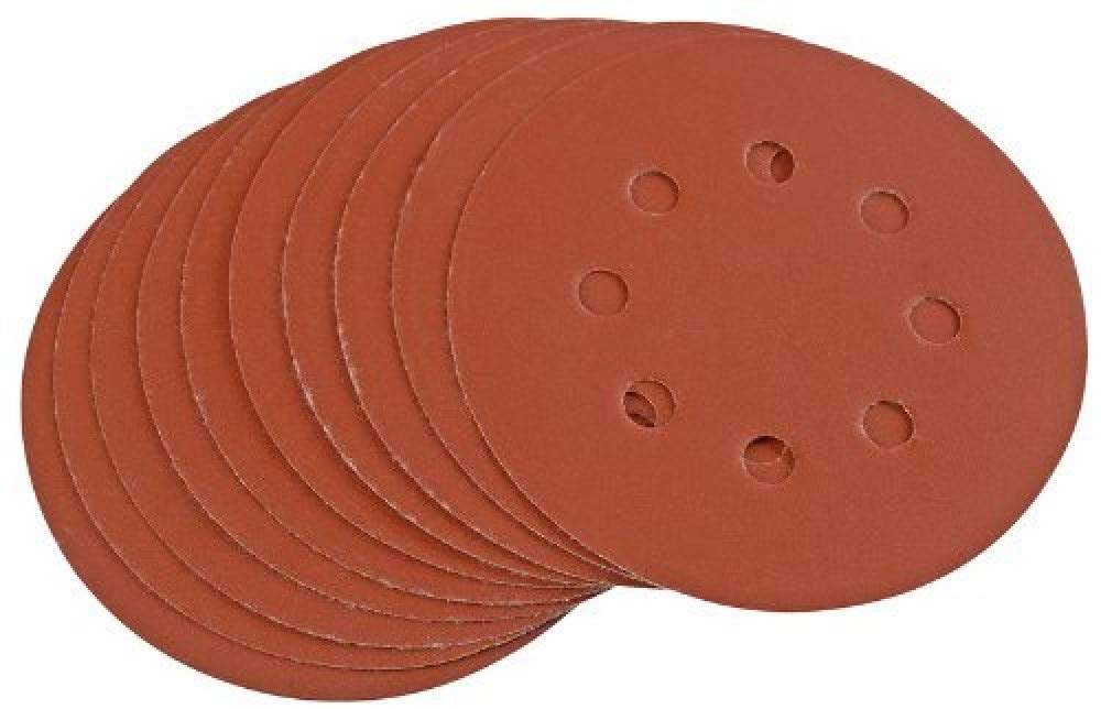 Draper 44344 Hook and Loop Sanding Disc, 400 Grit, 125mm, Pack of 10