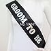 Groom to Be Sash for Stag Night Bachelor Party