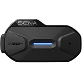 Sena MeshOn Helmet-Mounted Mesh Intercom 3.0 Adapter for Bluetooth Headsets | 800m range, IPX7 Waterproof, Lightweight 0.8 oz, Compatible with all brands