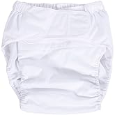 Adult Cloth Diapers, Reusable Adult Diapers, Washable Breathable Incontinence Nappy Pants for Elderly Adjustable Soft Comfort for Seniors 20.5-42.5in Waist Range