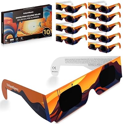 Gafas Eclipse Solar Homologadas, CE y EN ISO 12312-2
